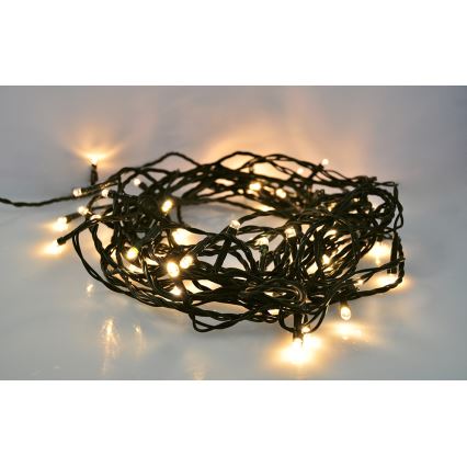 Brilagi - LED Екстериорни Коледни лампички 500xLED/8 функции 55м IP44 топло бели