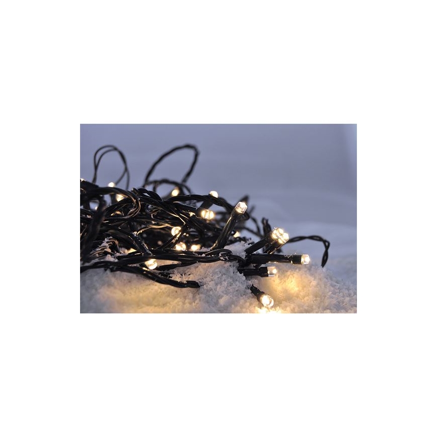 Brilagi - LED Екстериорни Коледни лампички 500xLED/8 функции 55м IP44 топло бели