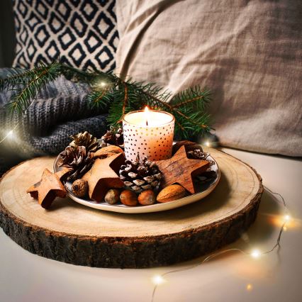 Brilagi - LED  гирлянд 100xLED/3xAA 10m топла бяла светлина