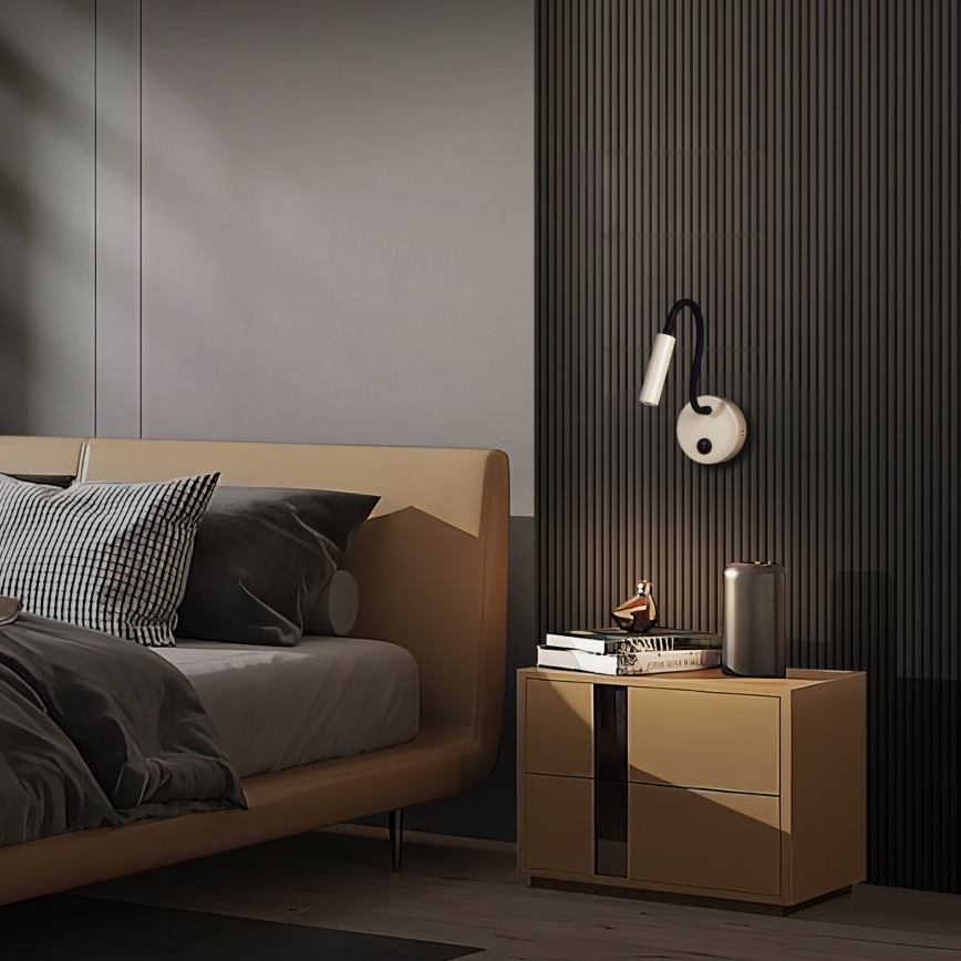 Brilagi - LED Гъвкав аплик MAYA LED/3W/230V 4000K бежов