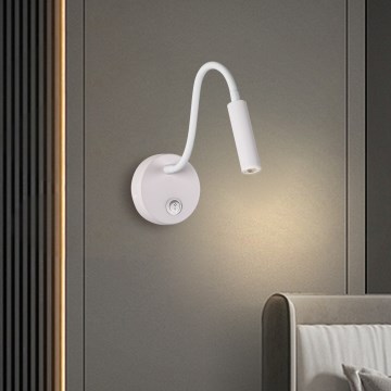 Brilagi - LED Гъвкав аплик MAYA LED/3W/230V 4000K бял