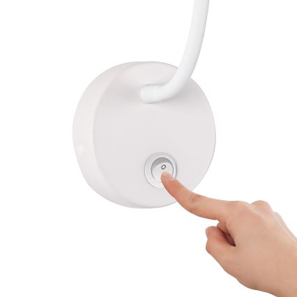 Brilagi - LED Гъвкав аплик MAYA LED/3W/230V 4000K бял/златист