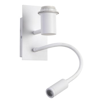 Brilagi - LED Гъвкав аплик NUBILA 1xE27/25W/230V + LED/3W бял