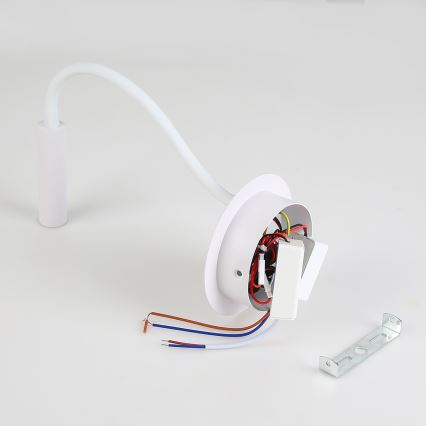 Brilagi - LED Гъвкав аплик с USB порт MAYA LED/3W/230V 4000K бял
