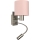 Brilagi - LED гъвкава настенна лампа BOBO 1xE27/25W/230V + LED/3W матов хром/розова