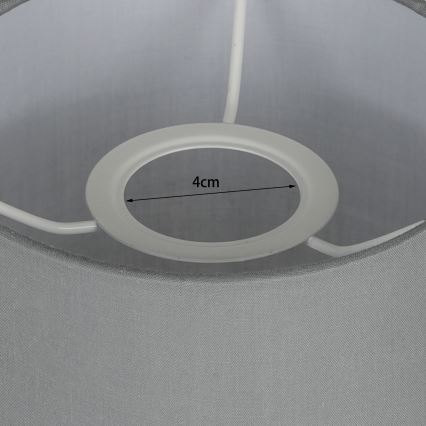 Brilagi - LED гъвкава стенна лампа NUBILA 1xE27/25W/230V + LED/3W бяла/светлосива