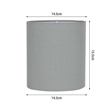 Brilagi - LED гъвкава стенна лампа NUBILA 1xE27/25W/230V + LED/3W бяла/светлосива