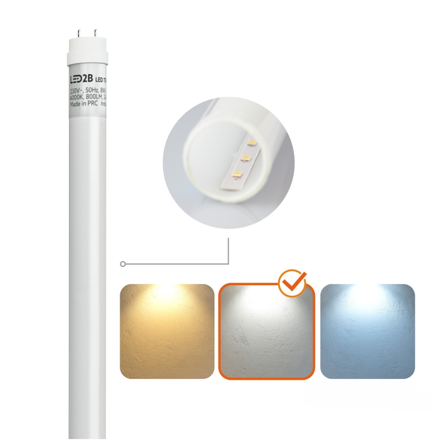 Brilagi - LED индустриална флуоресцентна лампа OPTIMA T8 1xG13/18W/230V 4000K IP65 128 см