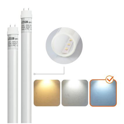 Brilagi - LED индустриална флуоресцентна лампа OPTIMA T8 2xG13/18W/230V 6500K IP65 128 см