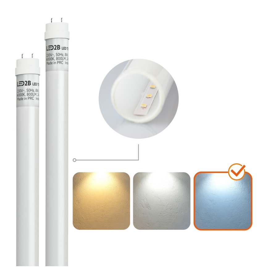 Brilagi - LED индустриална флуоресцентна лампа OPTIMA T8 2xG13/18W/230V 6500K IP65 128 см