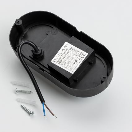 Brilagi - LED Индустриално осветление за таван SIMA LED/12W/230V IP65 черна