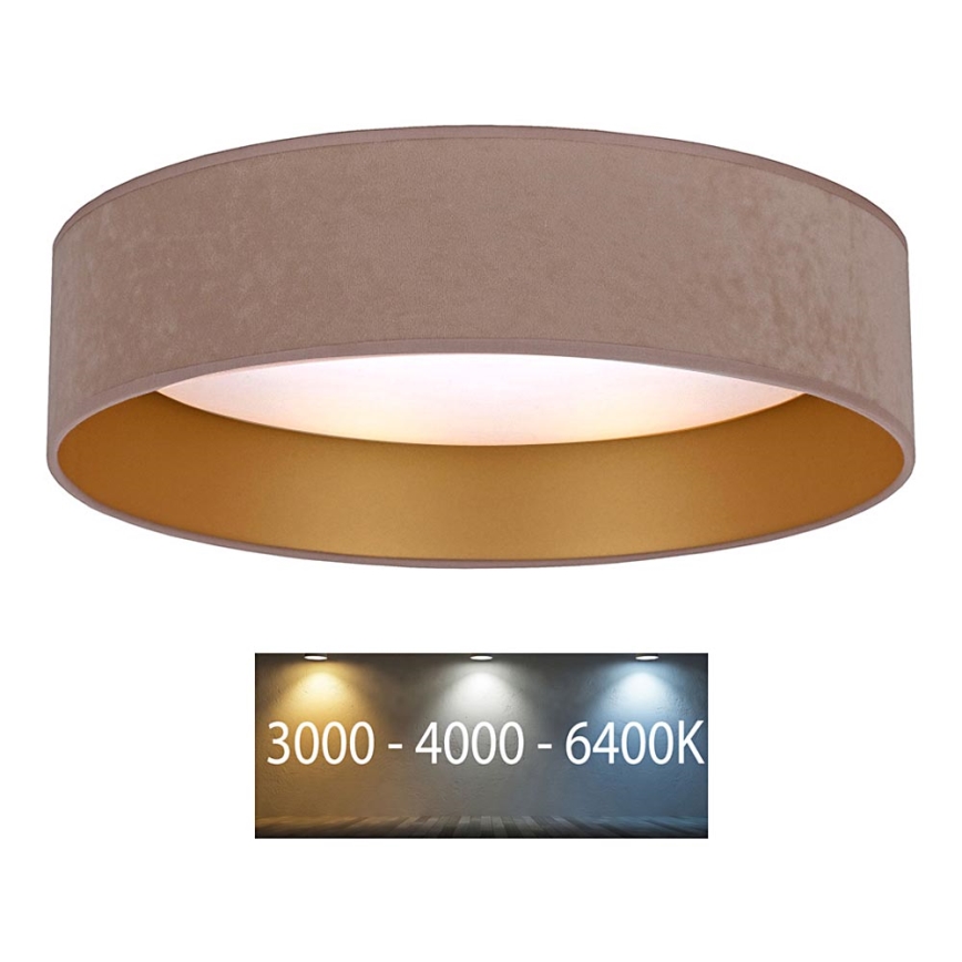 Brilagi - LED Лампа VELVET LED/12W/230V Ø 30 cн 3000K/4000K/6400K бежова/златиста