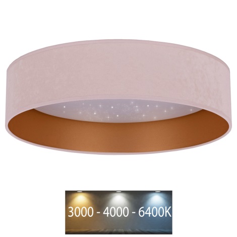 Brilagi - LED Лампа VELVET STAR LED/24W/230V Ø 40 cм 3000K/4000K/6400K розова/златиста