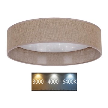 Brilagi - LED Лампа VELVET STAR LED/24W/230V Ø 40 cм 3000K/4000K/6400K кафява