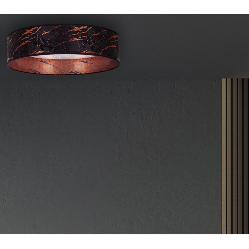 Brilagi - LED Лампа VELVET STAR LED/24W/230V Ø 40 cм 3000K/4000K/6400K черна/мед