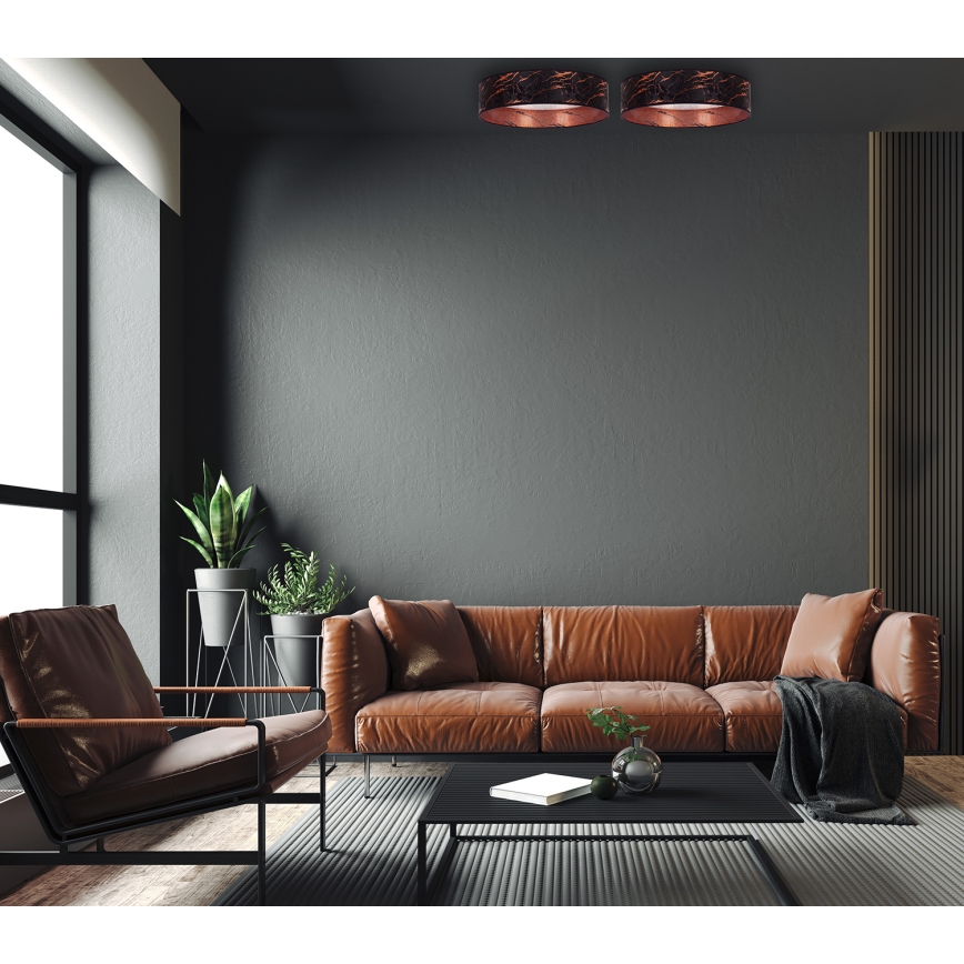 Brilagi - LED Лампа VELVET STAR LED/24W/230V Ø 40 cм 3000K/4000K/6400K черна/мед