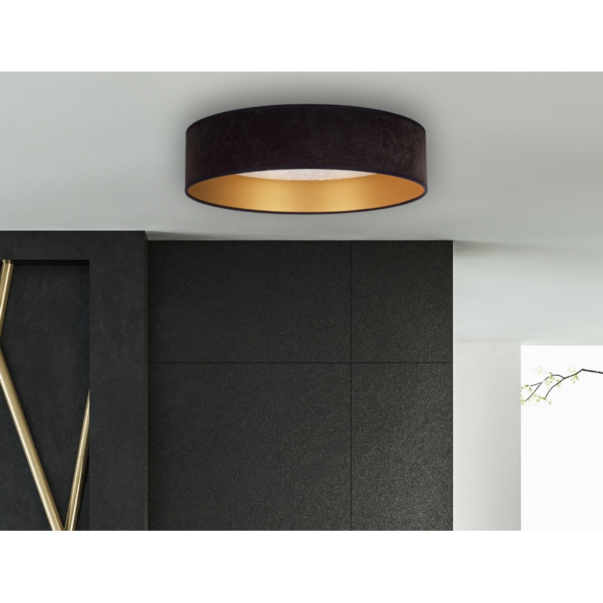 Brilagi - LED Лампа VELVET STAR LED/24W/230V Ø 40 cм 3000K/4000K/6400K черна/златиста