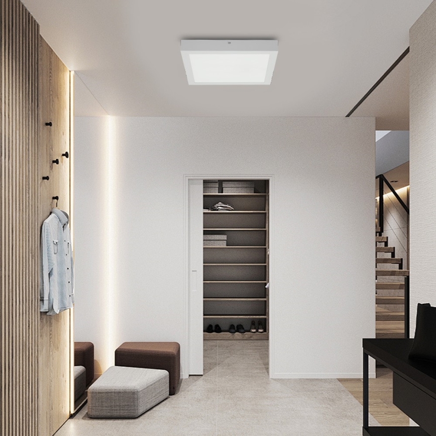 Brilagi - LED Плафон за баня FRAME LED/24W/230V 30x30 см 3000/4000/6000K IP44 бял
