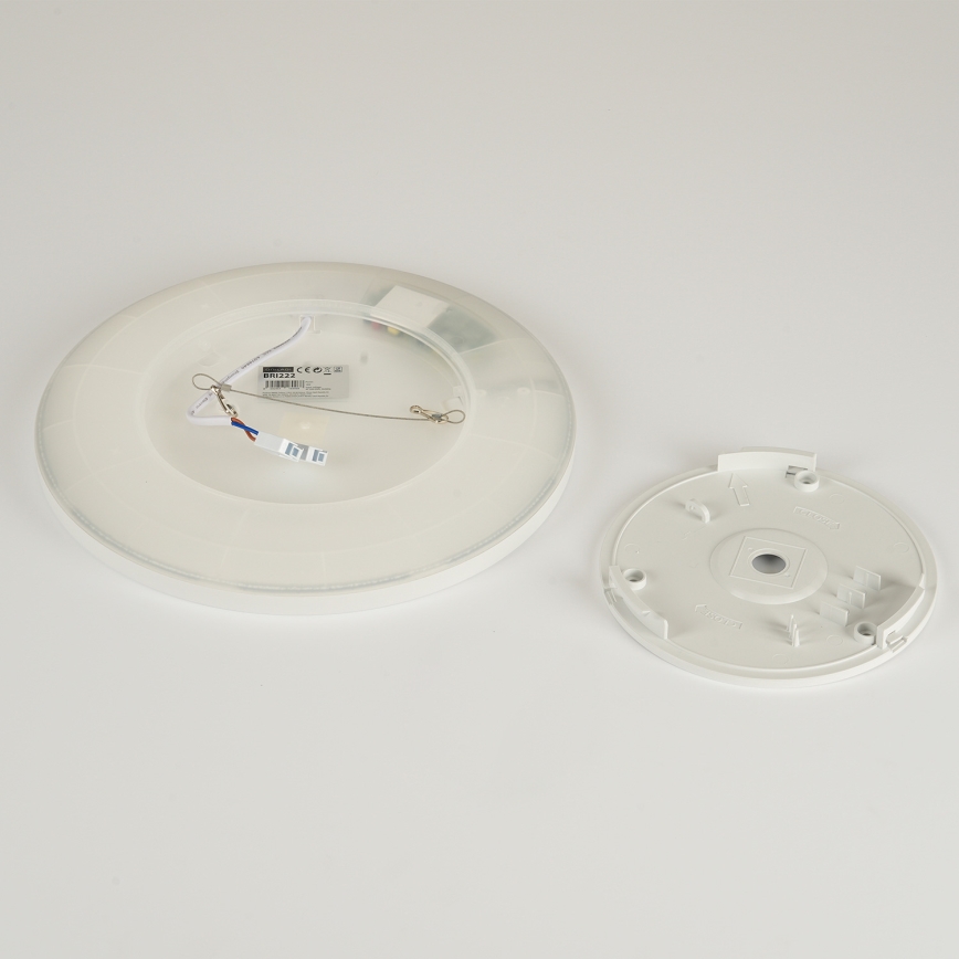 Brilagi - LED Плафон за баня ULTRA SLIM LED/12W/230V Ø 22,5 см бял IP54