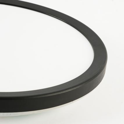 Brilagi - LED Плафон за баня ULTRA SLIM LED/12W/230V Ø 22,5 см черен IP54