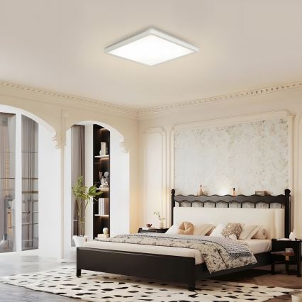 Brilagi - LED Плафон за баня ULTRA SLIM LED/18W/230V 30x30 см бял IP54
