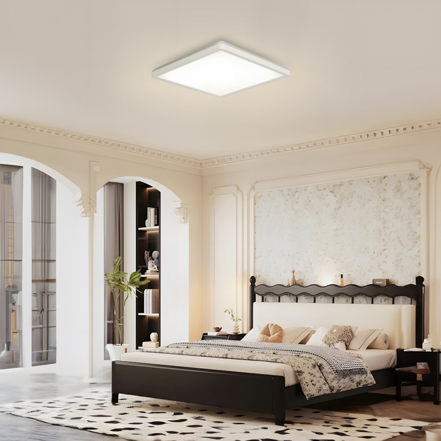 Brilagi - LED Плафон за баня ULTRA SLIM LED/18W/230V 30x30 см бял IP54