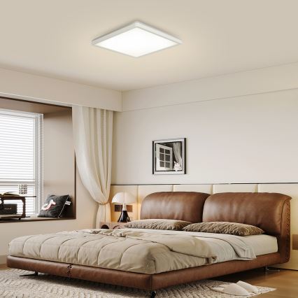 Brilagi - LED Плафон за баня ULTRA SLIM LED/24W/230V 42x42 см бял IP54