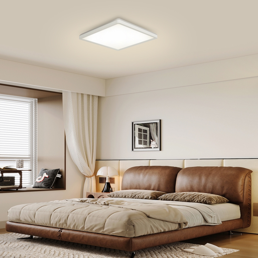 Brilagi - LED Плафон за баня ULTRA SLIM LED/24W/230V 42x42 см бял IP54