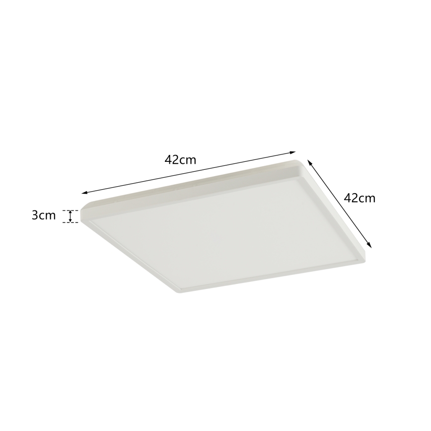 Brilagi - LED Плафон за баня ULTRA SLIM LED/24W/230V 42x42 см бял IP54