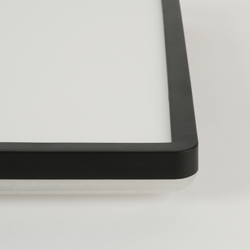 Brilagi - LED Плафон за баня ULTRA SLIM LED/24W/230V 42x42 см черен IP54