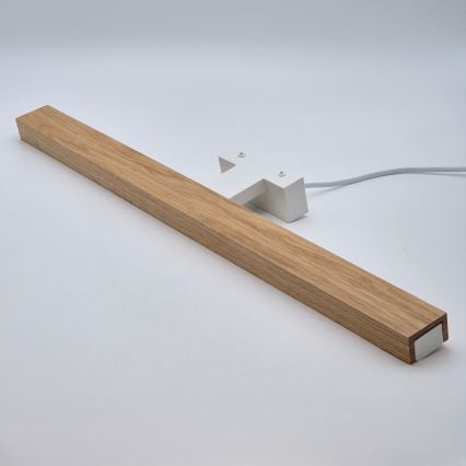 Brilagi - LED Лампа за огледало в баня WOODY MIRROR LED/12W/230V 60 см IP44 дъб/бял