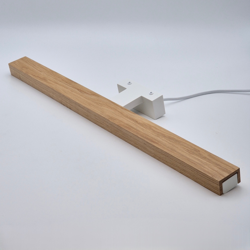 Brilagi - LED Лампа за огледало в баня WOODY MIRROR LED/12W/230V 60 см IP44 дъб/бял
