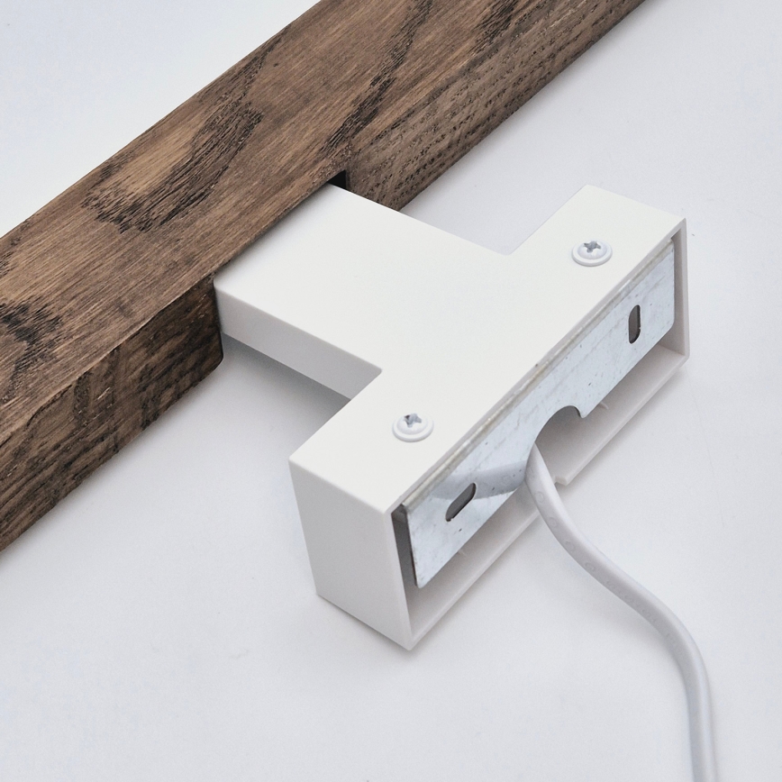 Brilagi - LED Лампа за огледало в баня WOODY MIRROR LED/12W/230V 60 см IP44 дъб орех/бял