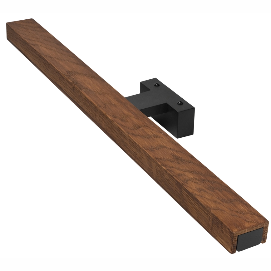 Brilagi - LED Лампа за огледало в баня WOODY MIRROR LED/12W/230V 60 см IP44 дъб череша/черен