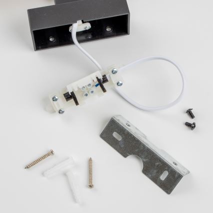 Brilagi - LED Лампа за огледало в баня WOODY MIRROR LED/12W/230V 60 см IP44 дъб череша/черен