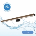 Brilagi - LED Лампа за огледало в баня WOODY MIRROR LED/15W/230V 90 см IP44 дъб орех/черен