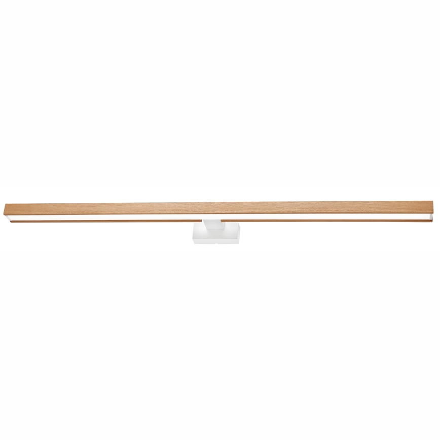 Brilagi - LED Лампа за огледало в баня WOODY MIRROR LED/15W/230V 90 см IP44 дъб/бял