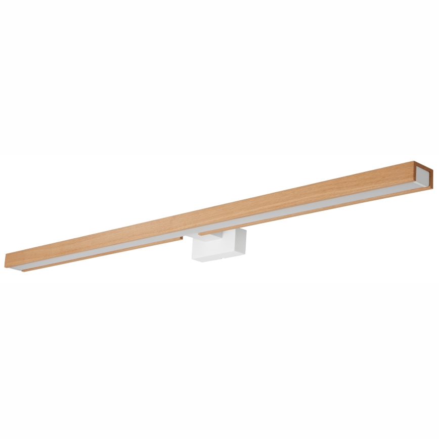 Brilagi - LED Лампа за огледало в баня WOODY MIRROR LED/15W/230V 90 см IP44 дъб/бял