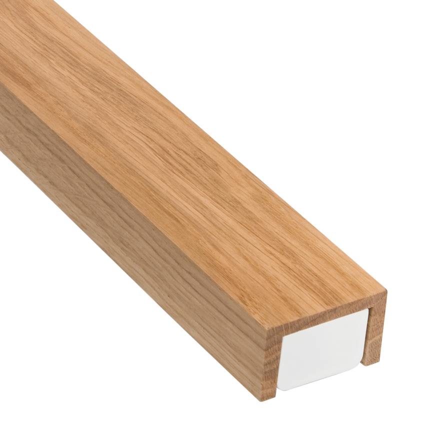 Brilagi - LED Лампа за огледало в баня WOODY MIRROR LED/15W/230V 90 см IP44 дъб/бял
