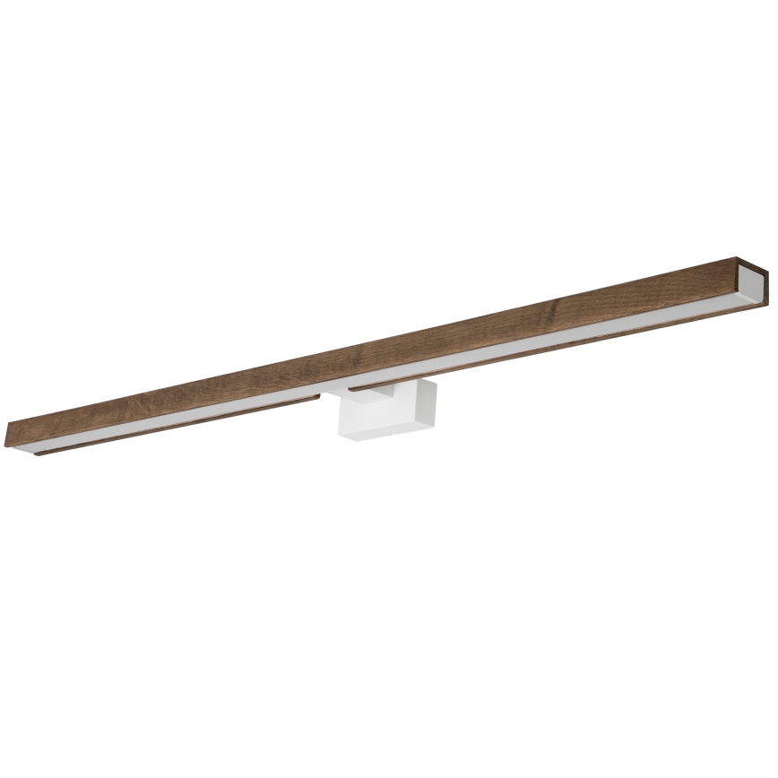 Brilagi - LED Лампа за огледало в баня WOODY MIRROR LED/15W/230V 90 см IP44 дъб орех/бял