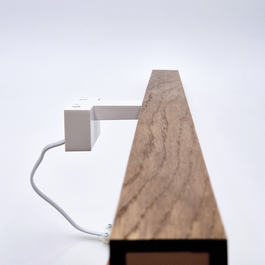 Brilagi - LED Лампа за огледало в баня WOODY MIRROR LED/15W/230V 90 см IP44 дъб череша/бял