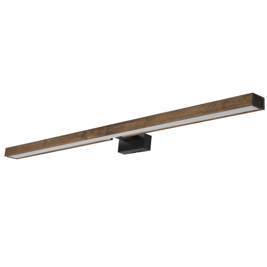 Brilagi - LED Лампа за огледало в баня WOODY MIRROR LED/15W/230V 90 см IP44 дъб орех/черен