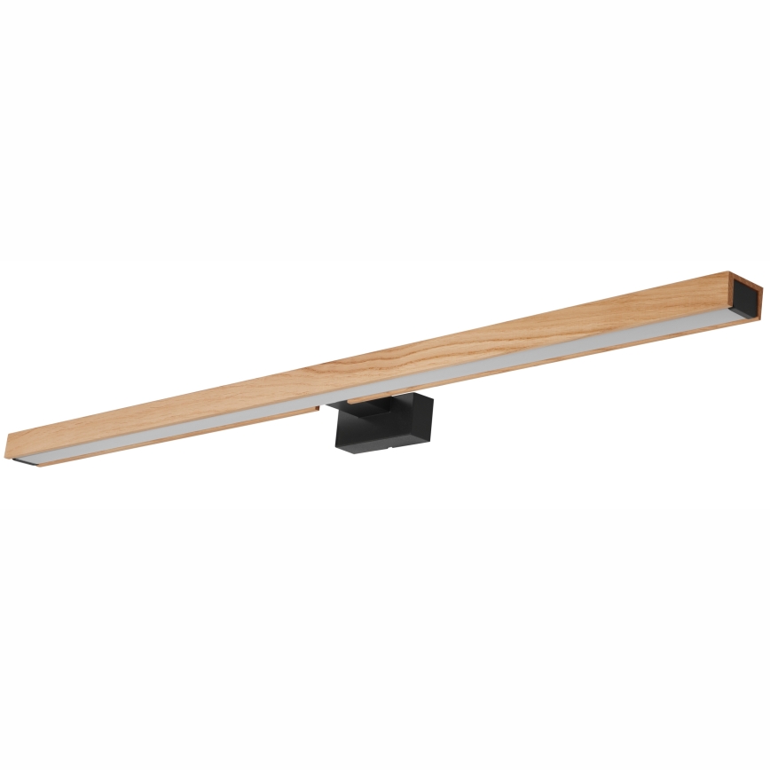Brilagi - LED Лампа за огледало в баня WOODY MIRROR LED/15W/230V 90 см IP44 дъб/черен