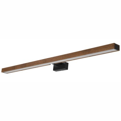 Brilagi - LED Лампа за огледало в баня WOODY MIRROR LED/15W/230V 90 см IP44 дъб череша/черен