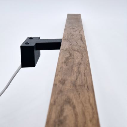 Brilagi - LED Лампа за огледало в баня WOODY MIRROR LED/15W/230V 90 см IP44 дъб череша/черен