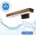 Brilagi - LED Лампа за огледало в баня WOODY MIRROR LED/8W/230V 40 см IP44 дъб орех/черен