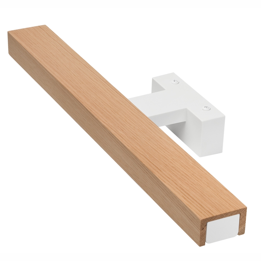 Brilagi - LED Лампа за огледало в баня WOODY MIRROR LED/8W/230V 40 см IP44 дъб/бял