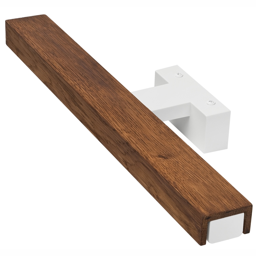 Brilagi - LED Лампа за огледало в баня WOODY MIRROR LED/8W/230V 40 см IP44 дъб череша/бял