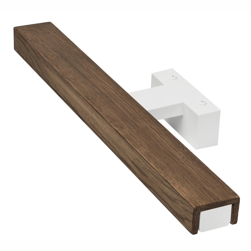 Brilagi - LED Лампа за огледало в баня WOODY MIRROR LED/8W/230V 40 см IP44 дъб орех/бял