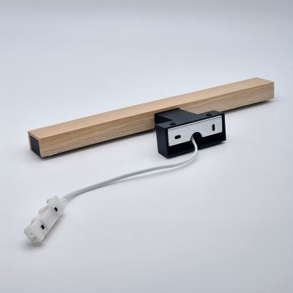 Brilagi - LED Лампа за огледало в баня WOODY MIRROR LED/8W/230V 40 см IP44 дъб/черен